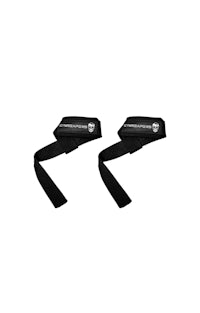 two black straps on a white background